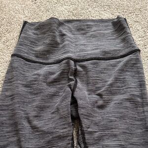 Striped Gray Leggings lululemon size 4